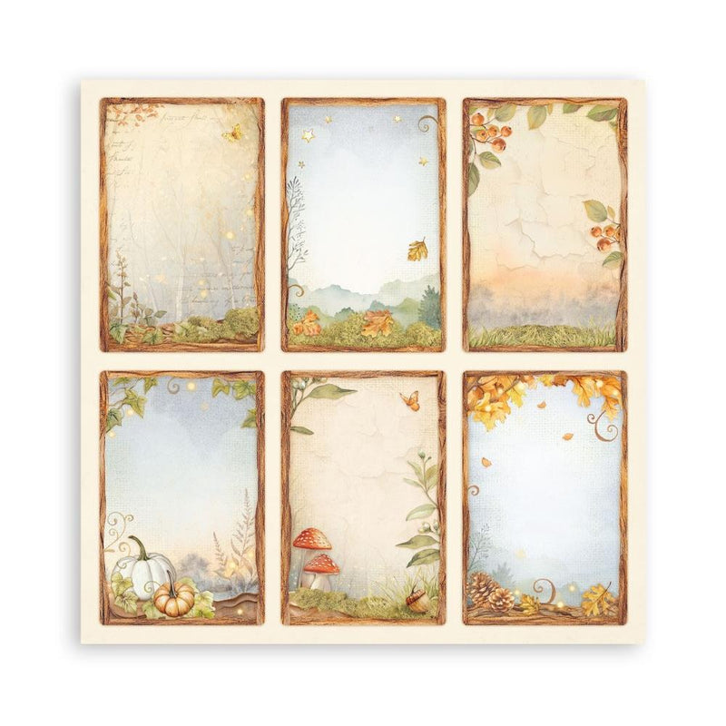 Stamperia Whispering Woods - 8x8 Single-sided Maxi Pad, SBBSXB17