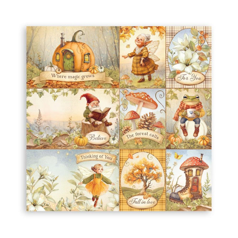 Stamperia Whispering Woods - 8x8 Single-sided Maxi Pad, SBBSXB17