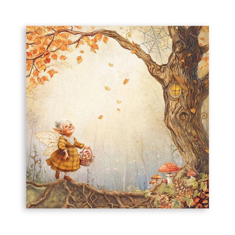 Stamperia Whispering Woods - 8x8 Single-sided Maxi Pad, SBBSXB17