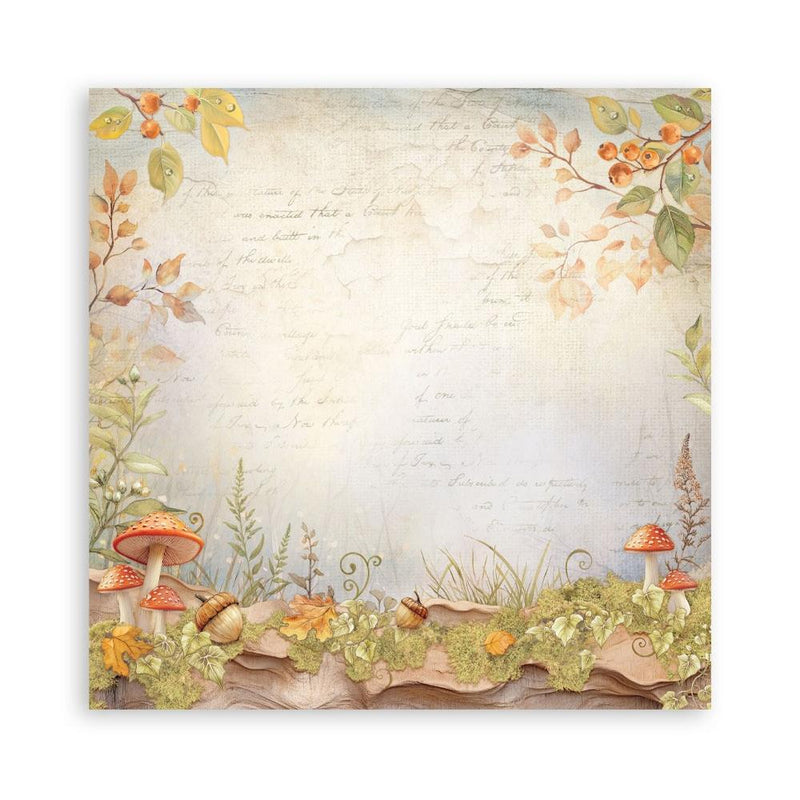 Stamperia Whispering Woods - 8x8 Single-sided Maxi Pad, SBBSXB17