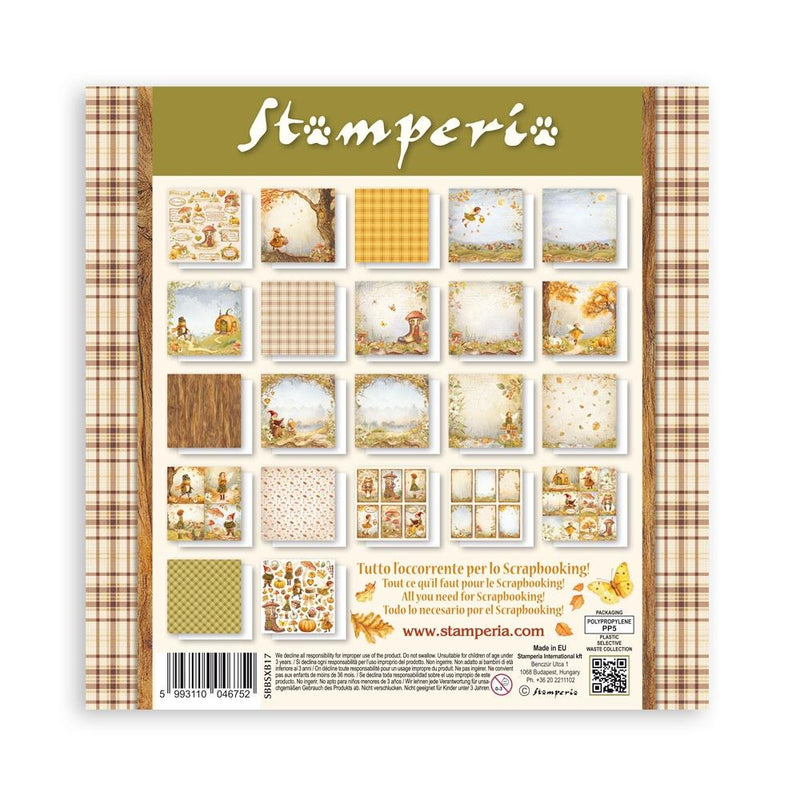 Stamperia Whispering Woods - 8x8 Single-sided Maxi Pad, SBBSXB17