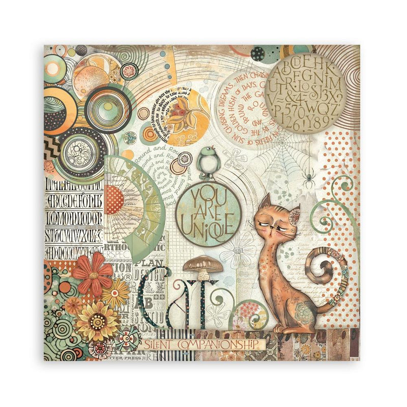 Stamperia Furry Friends - 8x8 Single-sided Maxi Pad, SBBSXB18