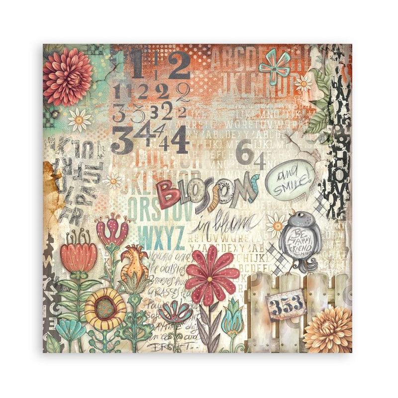 Stamperia Furry Friends - 8x8 Single-sided Maxi Pad, SBBSXB18