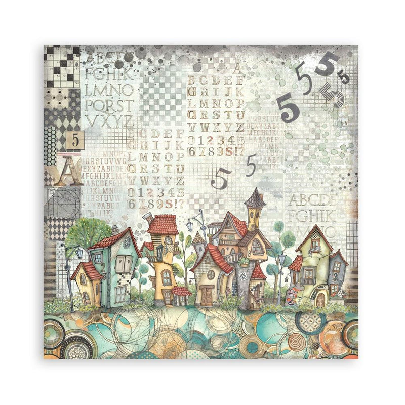 Stamperia Furry Friends - 8x8 Single-sided Maxi Pad, SBBSXB18