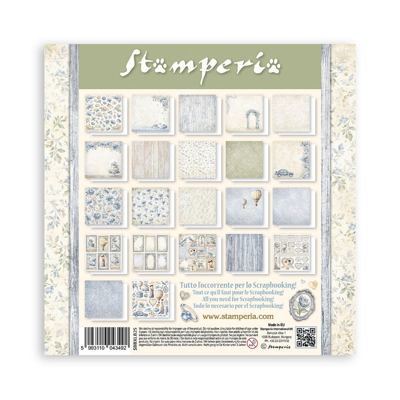 Stamperia 12x12 Single-Sided Maxi Pad 22Pc - Timeless, SBBXLB25