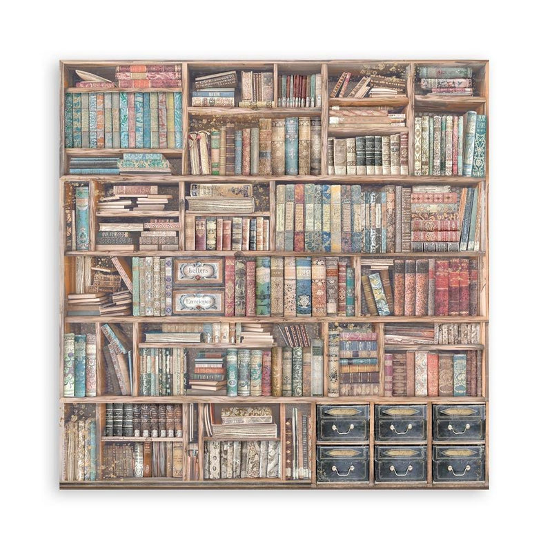 Stamperia Single-Sided 12x12 Maxi Paper Pad 22pc - Venice City of Art, SBBXLB26
