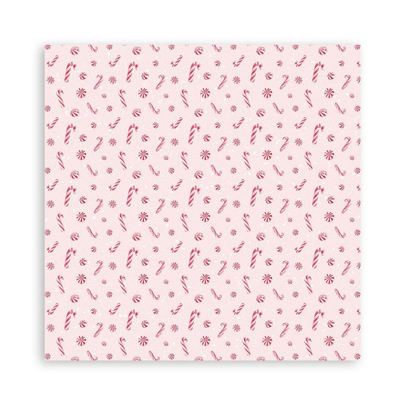 Stamperia Single-Sided 12x12 Maxi Paper Pad 22pc - Candy Christmas, SBBXLB27