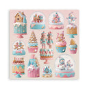 Stamperia Single-Sided 12x12 Maxi Paper Pad 22pc - Candy Christmas, SBBXLB27