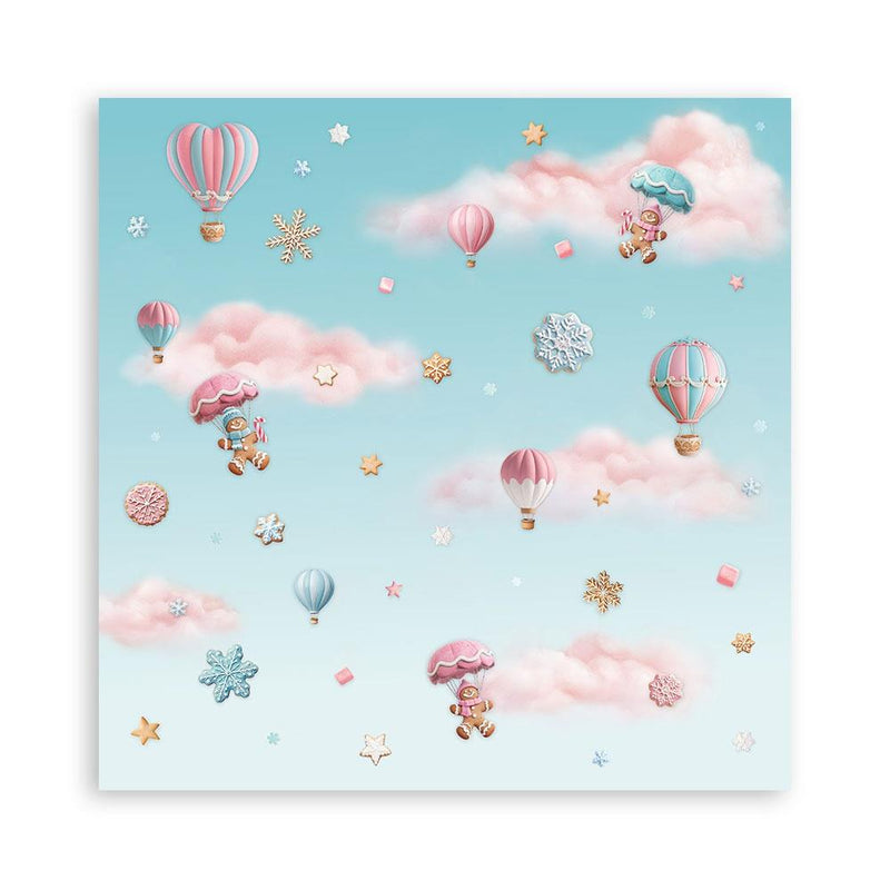 Stamperia Single-Sided 12x12 Maxi Paper Pad 22pc - Candy Christmas, SBBXLB27