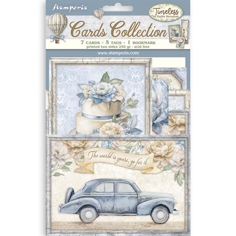 Stamperia Cards Collection - Timeless, SBCARD30