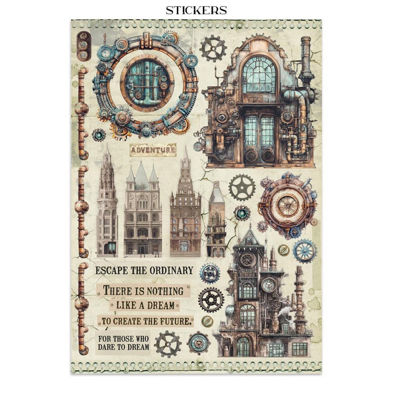 Stamperia Voyages Fantastiques - Junk Journal, SBJK05