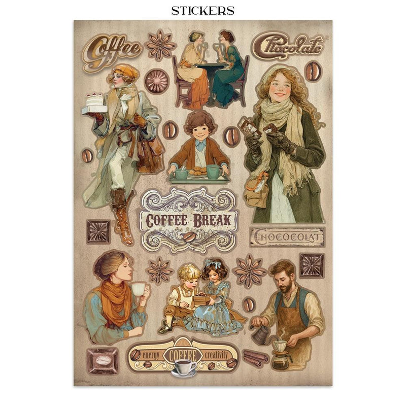 Stamperia Coffee & Chocolate - Junk Journal, SBJK06