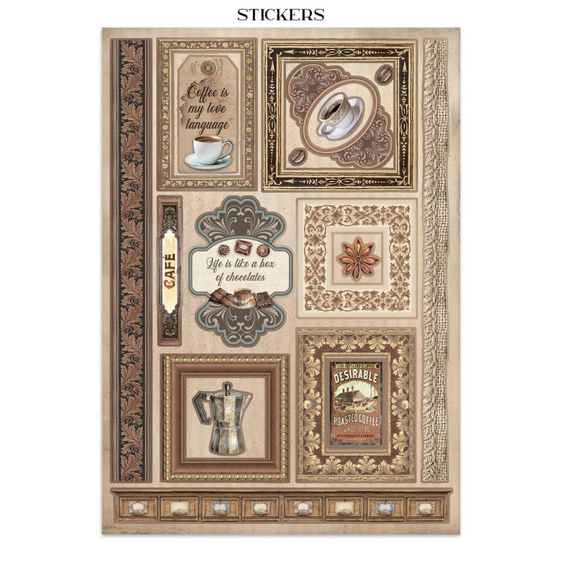 Stamperia Coffee & Chocolate - Junk Journal, SBJK06