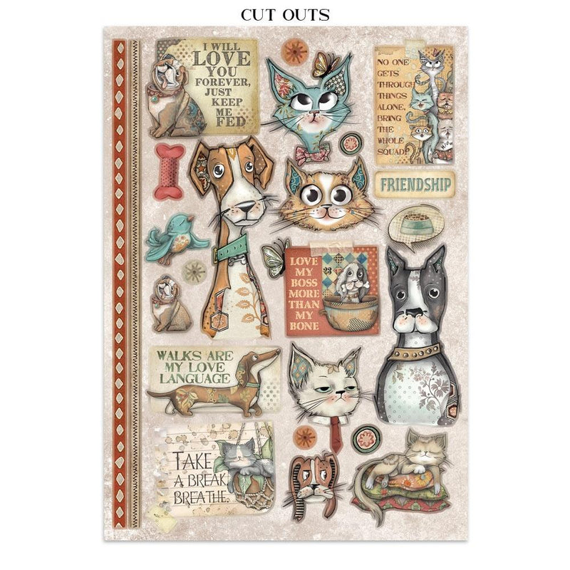 Stamperia Furry Friends - Junk Journal, SBJK07