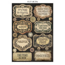 Stamperia Junk Journal Gardens of Time - A5 Focus Points, SBJKS01