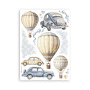 Stamperia A5 Washi Pad 8Pc - Timeless, SBW20