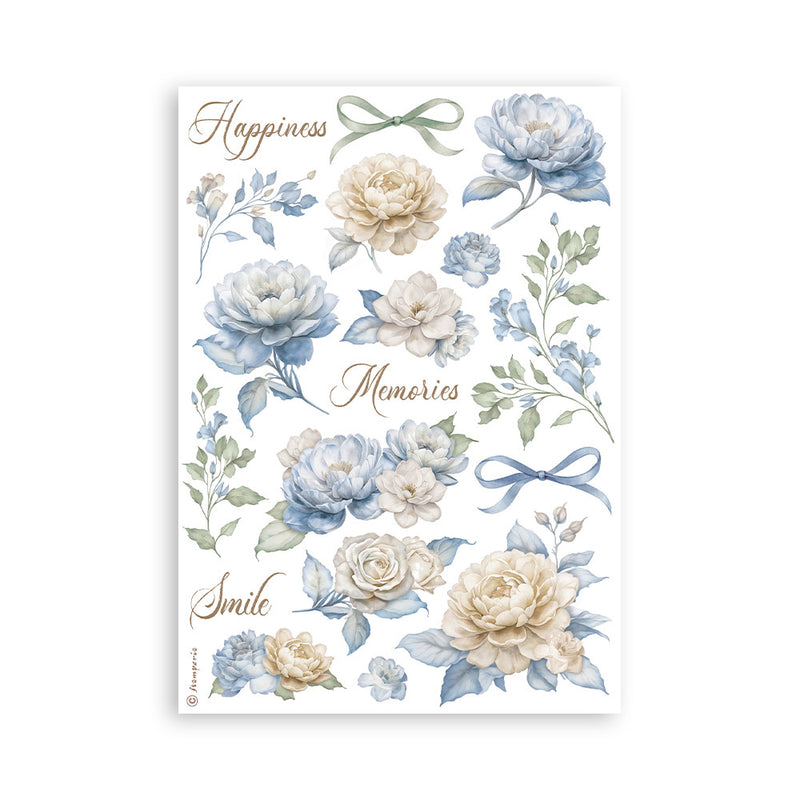 Stamperia A5 Washi Pad 8Pc - Timeless, SBW20