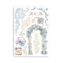 Stamperia A5 Washi Pad 8Pc - Timeless, SBW20