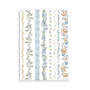 Stamperia A5 Washi Pad 8Pc - Timeless, SBW20