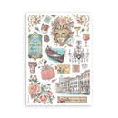 Stamperia Washi Pad 8/sheets - Venice City of Art, SBW21
