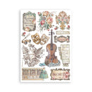 Stamperia Washi Pad 8/sheets - Venice City of Art, SBW21