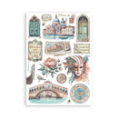 Stamperia Washi Pad 8/sheets - Venice City of Art, SBW21