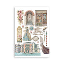 Stamperia Washi Pad 8/sheets - Venice City of Art, SBW21