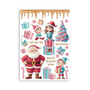 Stamperia A5 Washi Pad - Candy Christmas, SBW22