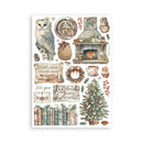 Stamperia A5 Washi Pad - The Owl's House, SBW23