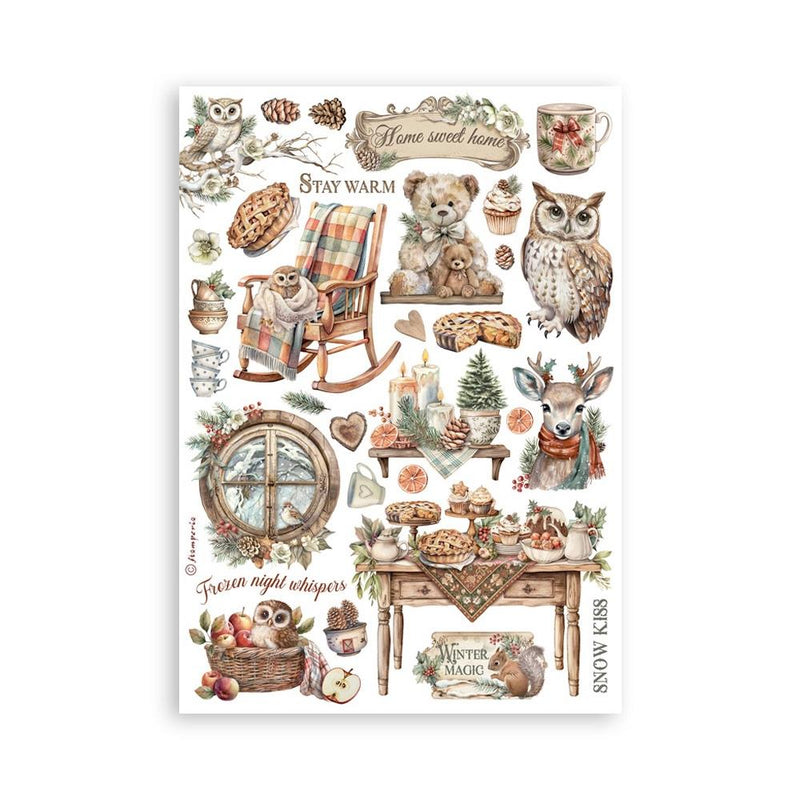 Stamperia A5 Washi Pad - The Owl's House, SBW23