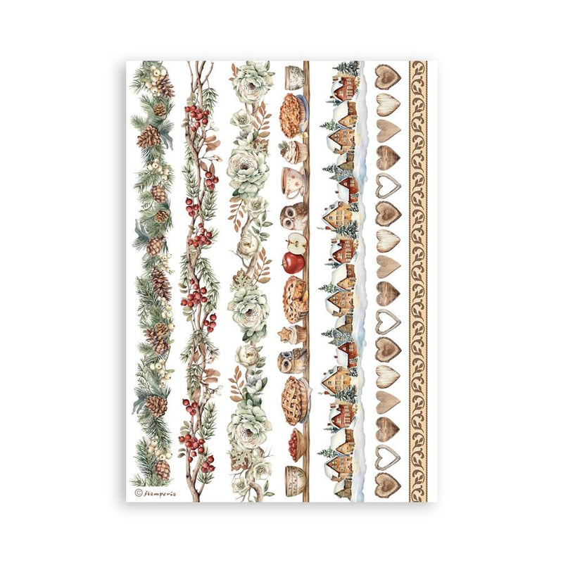 Stamperia A5 Washi Pad - The Owl's House, SBW23