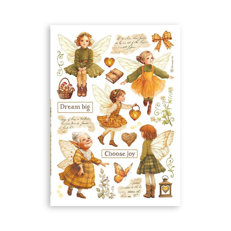 Stamperia Whispering Woods - A5 Washi Pad, SBW24