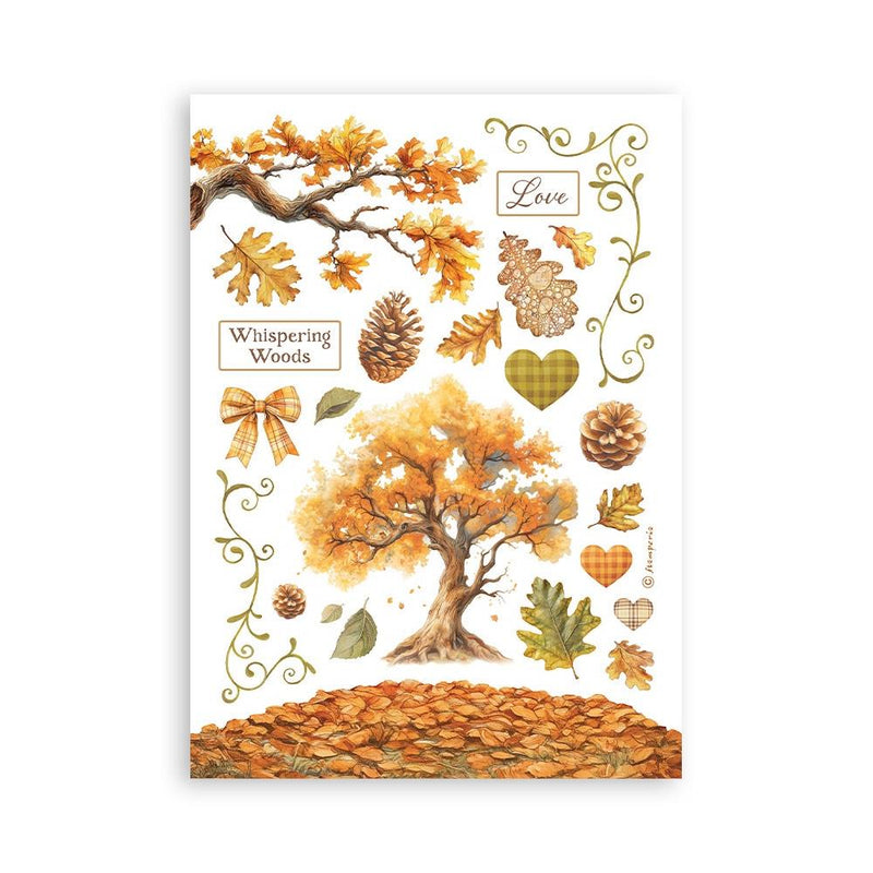 Stamperia Whispering Woods - A5 Washi Pad, SBW24
