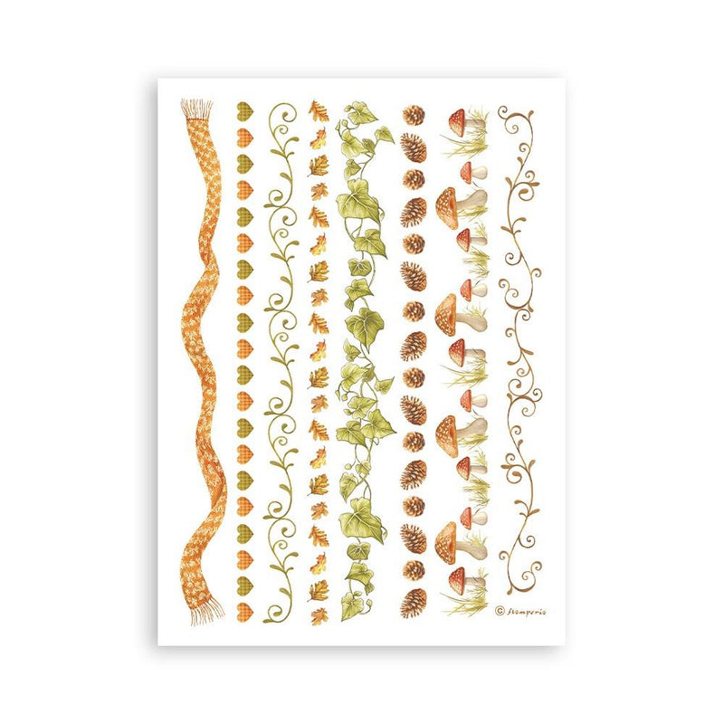 Stamperia Whispering Woods - A5 Washi Pad, SBW24