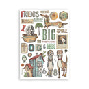Stamperia Furry Friends - A5 Washi Pad, SBW25