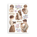 Stamperia Washi Pad 8pc - Quiet Days, SBW26