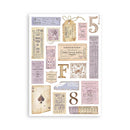 Stamperia Washi Pad 8pc - Quiet Days, SBW26