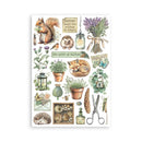 Stamperia A5 Washi Pad- Herbarium Silvae, SBW27