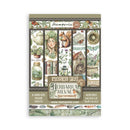 Stamperia A5 Washi Pad- Herbarium Silvae, SBW27