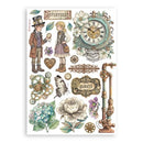 Stamperia Gardens of Time - A5 Washi Pad, SBW32