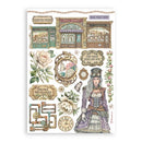 Stamperia Gardens of Time - A5 Washi Pad, SBW32