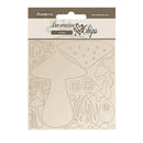 Stamperia  Decorative Chips - Hidden Grove Mushroom, SCB257