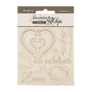 Stamperia  Decorative Chips - Timeless Hearts, SCB264