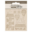 Stamperia  Decorative Chips - Family House & Balloons, SCB281