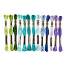 DMC Color Essentials Floss Bundle Cool 13-Pack, SCS-255