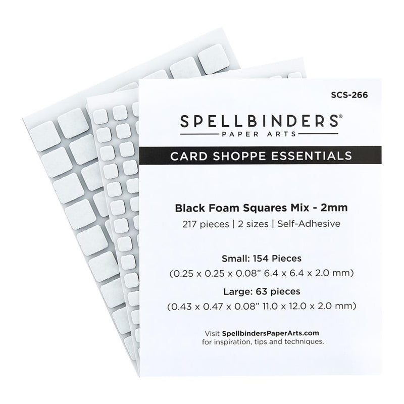 Spellbinders Card Shoppe Essentials Foam Squares Mix, SCS-266