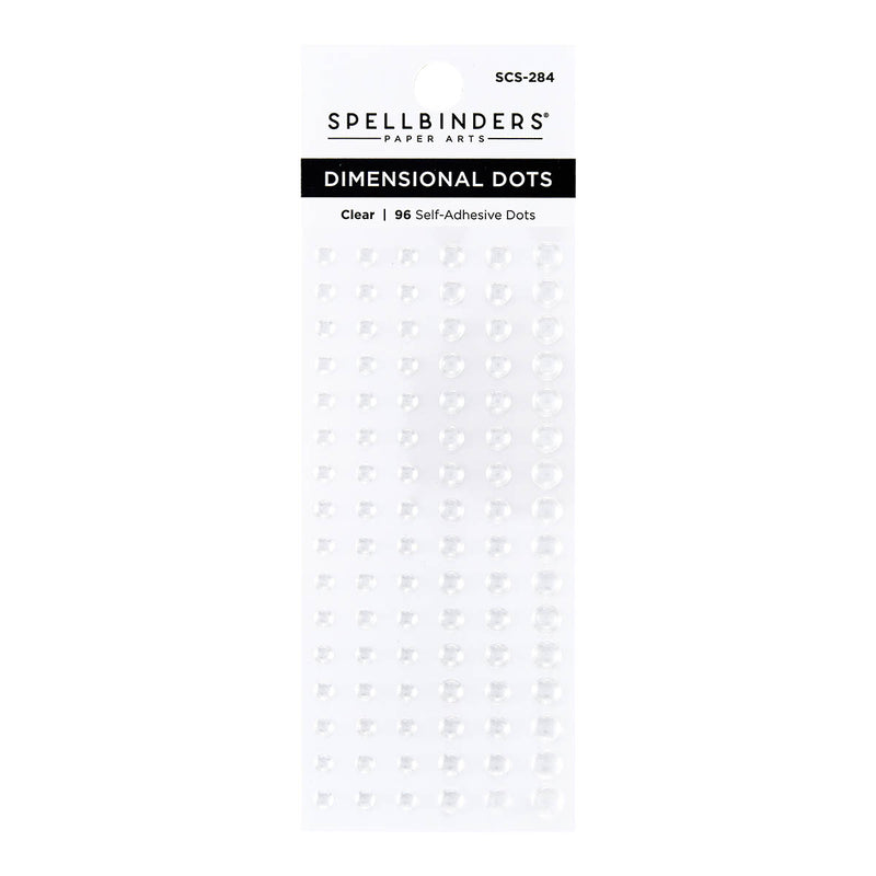 Spellbinders Dimensional Enamel Dots - Clear, SCS-284