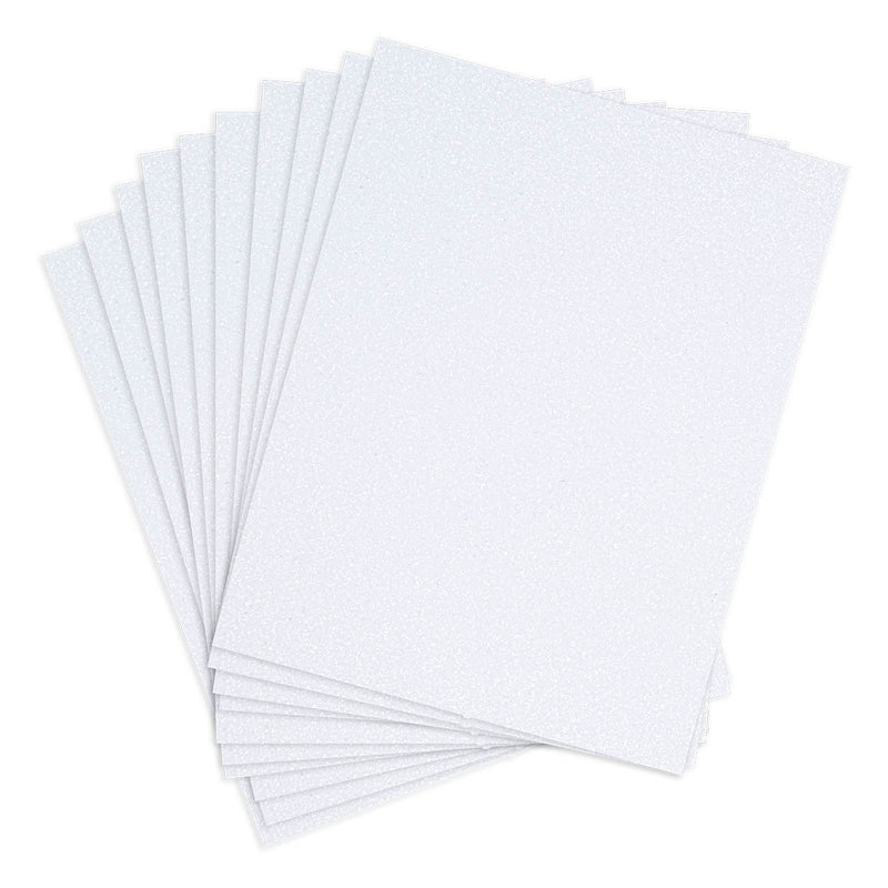 Spellbinders Pop-Up Die Cutting Glitter Foam Sheets - White, SCS-291