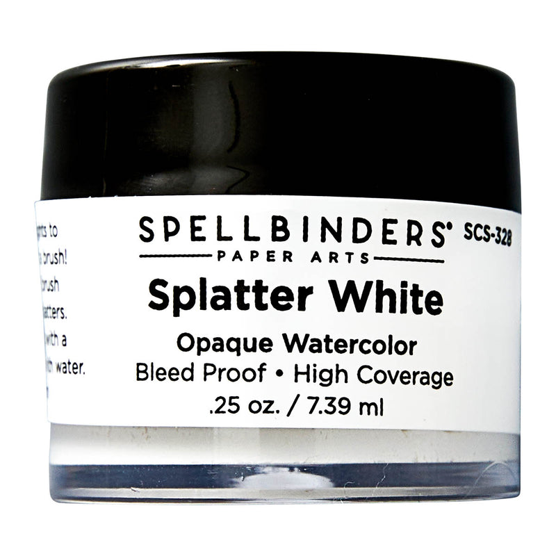 Spellbinders - Splatter White Opaque Watercolor, SCS-328