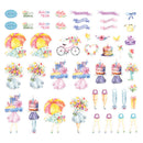 Spellbinders Card Shoppe Essentials Die-Cuts - Dancin' Watercolor Celebrations, SCS-329